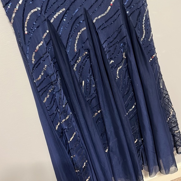 ❗️FINAL❗️ 🆕 ALEX EVENINGS Fit & Flare Sequined Formal Dress 🔴🔴 - Picture 4 of 7